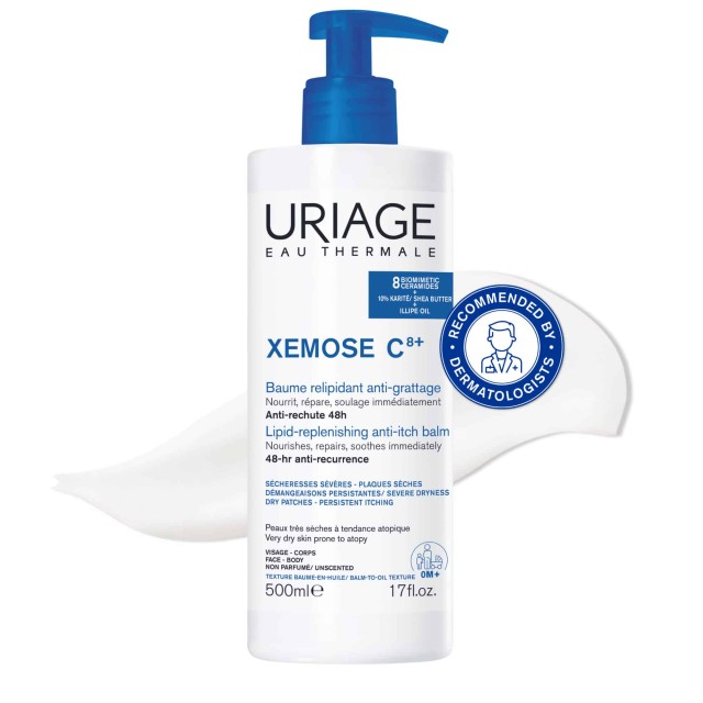 Uriage Xemose C8+ Lipid-Replenishing Anti-itch Balm Καταπραϋντικό Β...