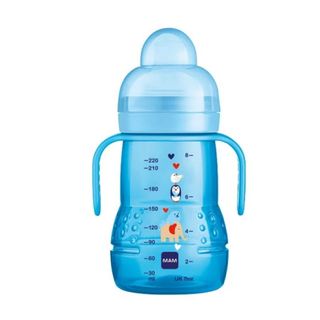 Mam Trainer+ Better Together Transition Bottle to Cup Light Blue...