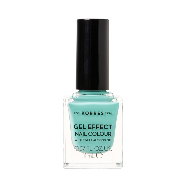 Korres Gel Effect Βερνίκι Νυχιών Aquatic Turquoise 98, 11ml