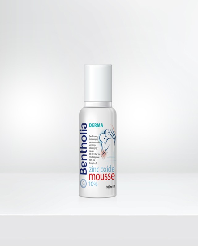 Bentholia Derma Zinc Oxide Mousse 10% Αφρός για την Αλλαγή Πάνας, 100ml