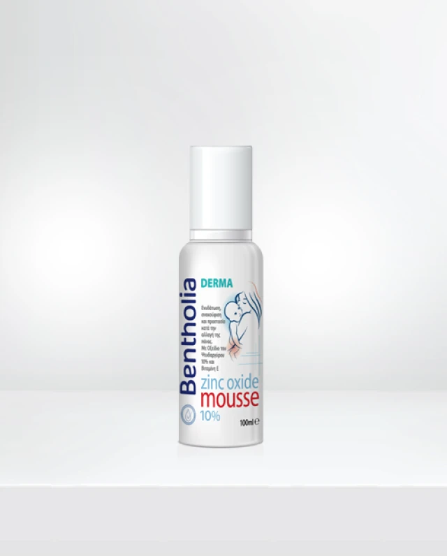 Bentholia Derma Zinc Oxide Mousse 10% Diaper Changing Foam, 1...