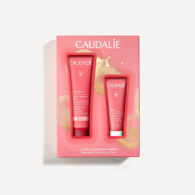 Caudalie VinoHydra Xmas Promo Deep Hydration Moisturizer Ενυδατική Κρέμα Προσώπου για Ευαίσθητες & Ξηρές Επιδερμίδες, 60ml + Δώρο Moisturizing Mask Ενυδατική Μάσκα Προσώπου, 15ml