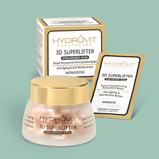 Hydrovit 3D Superlifter Hyaluronic Acid Αντιγηραντικός Ορός, 60 Μονοδόσεις