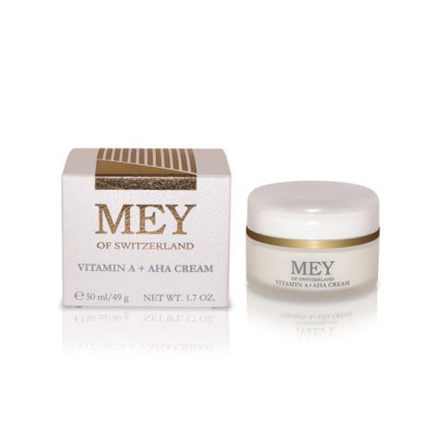 Mey Vitamin A+AHA Cream Κρέμα Αντιγήρανσης Για Ξηρές Επιδερμίδες, 50ml