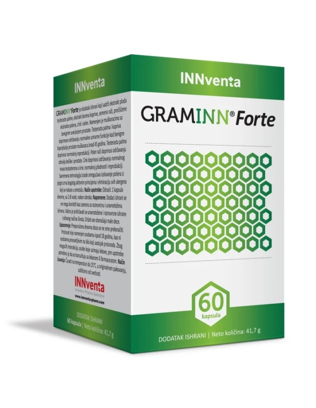 INNventa Graminn Forte Πολυσύνθετη φόρμουλα για την υγεία του προστ...