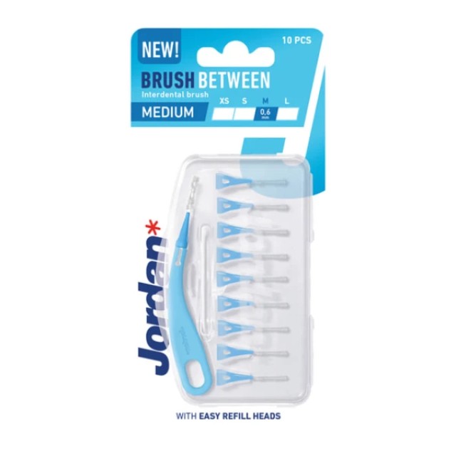 Jordan Medium Brush Between Interdental Brush 0.6mm Μεσοδόντια Βουρ...