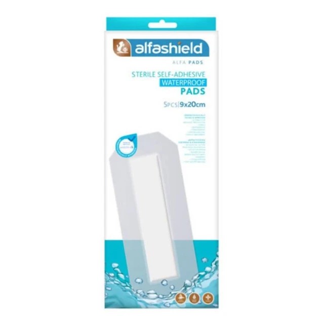 Alfashield Alfa Pads Αποστειρωμένα Αυτοκόλλητα Αδιάβροχα Επιθέματα ...