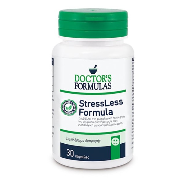 Doctors Formulas StressLess Formula Συμπλήρωμα για το Άγχος, 30 Κάψ...