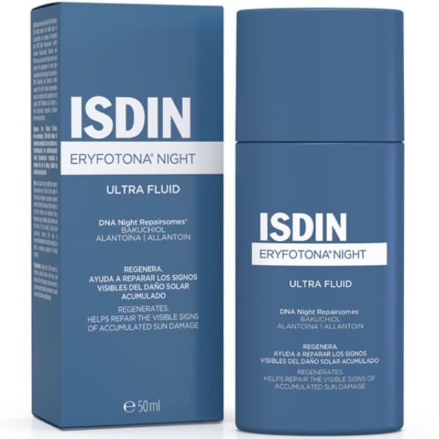 ISDIN Eryfotona Night Ultra Fluid Επανορθωτικός Ορός Νυκτός, 50ml
