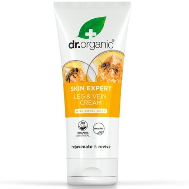Dr. Organic Royal Jelly Leg & Vein Cream Κρέμα με Βιολογικό Βασιλικ...