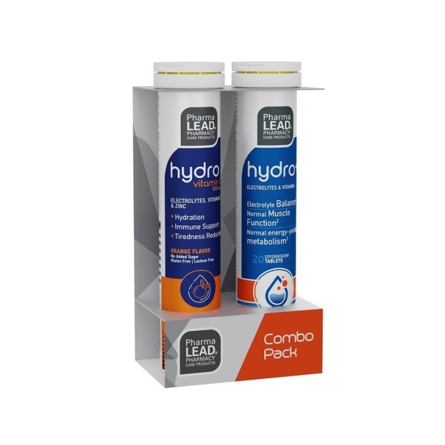 Pharmalead Combo Pack Hydro Vitamic C + Hydro, 2x20eff.tabs