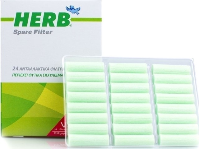 HERB Spare Filter Ανταλλακτικά φίλτρα 24 ανταλλακτικά φίλτρα πίπας