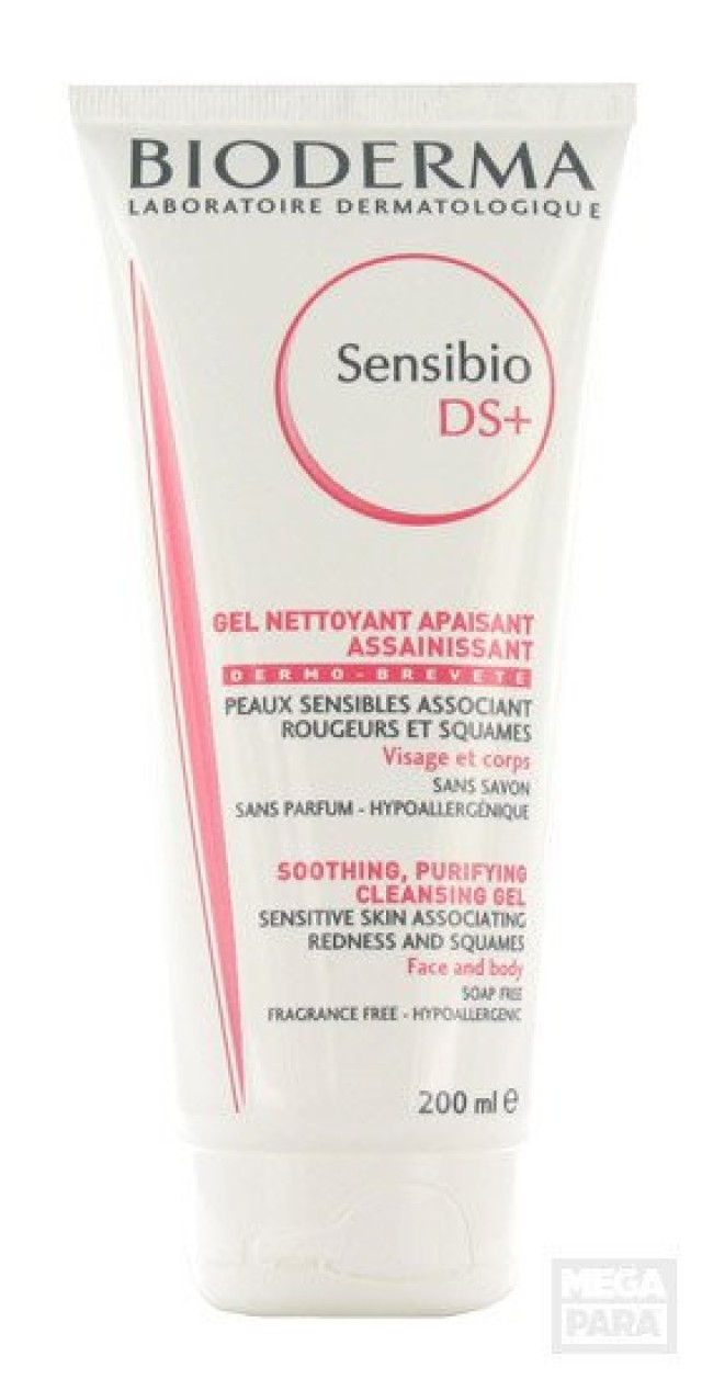 Bioderma Sensibio DS+ Purifying Soothning Cleansing Gel 200ml