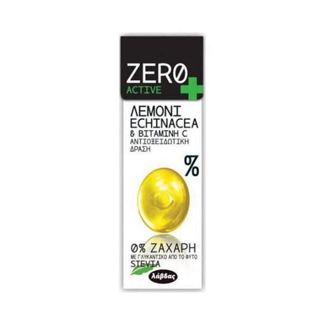 Zero Active Καραμέλες με λεμόνι & εχινάκεια 0% ζάχαρη, 32g