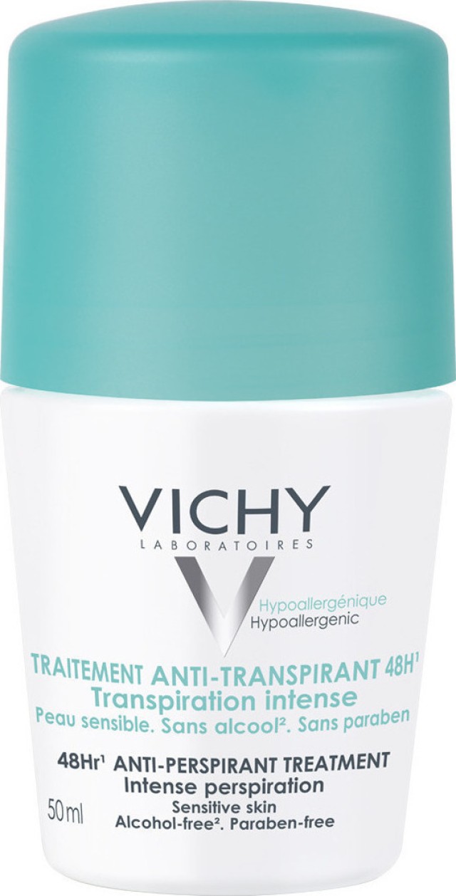 Vichy Deodorant 48h Intensive Αποσμητικό Roll-On 48ωρης Προστασίας, 50ml