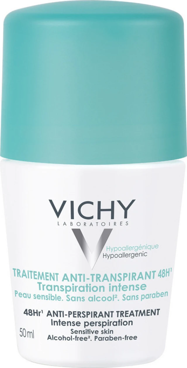 Vichy Deodorant 48h Intensive Roll-On Deodorant 48-hour Protection,...