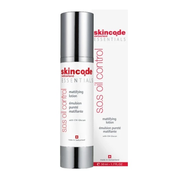 Skincode SOS Oil Control Mattifying Lotion Λοσιόν Προσώπου, 50ml