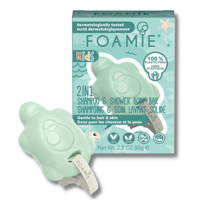 Foamie Kids 2in1 Shampoo & Shower Body Bar Mango Αφρόλουτρο / Σαμπουάν 80gr