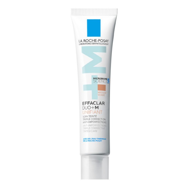 La Roche Posay Effaclar Duo+M Unifiant Medium Επανορθωτική Κρέμα κατά των Ατελειών με Χρώμα, 40ml