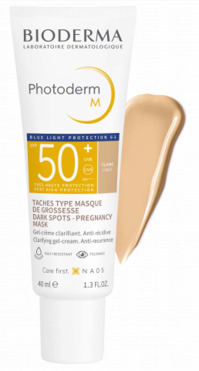 Bioderma Photoderm M SPF50+ Light Αντηλιακό Προσώπου με Χρώμα για την Υπερμελάγχρωση Ανοιχτή Απόχρωση 40ml