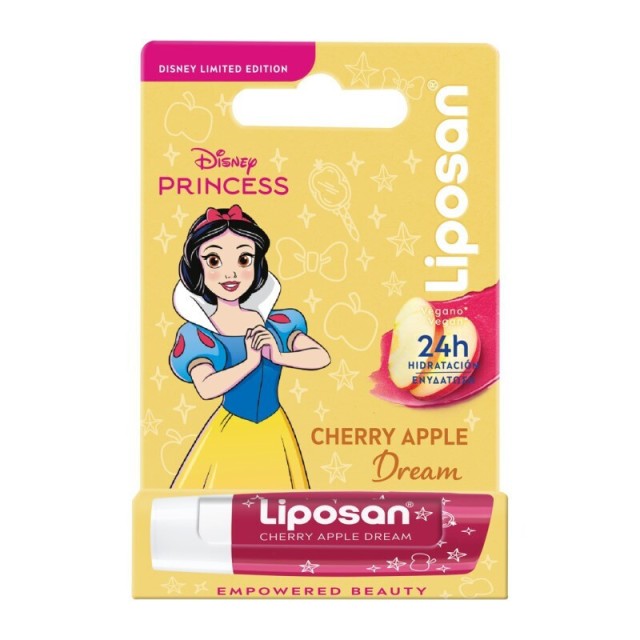 Liposan Disney Princess Cherry Apple Dream Παιδικό Lip Balm, 4.8gr