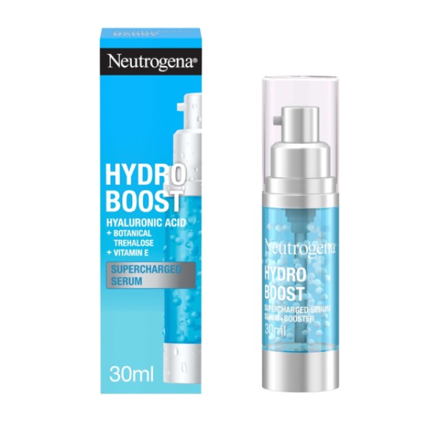 Neutrogena Hydro Boost Supercharged Serum Ορός Εντατικής Ενυδάτωσης με Υαλουρονικό Οξύ , 30ml