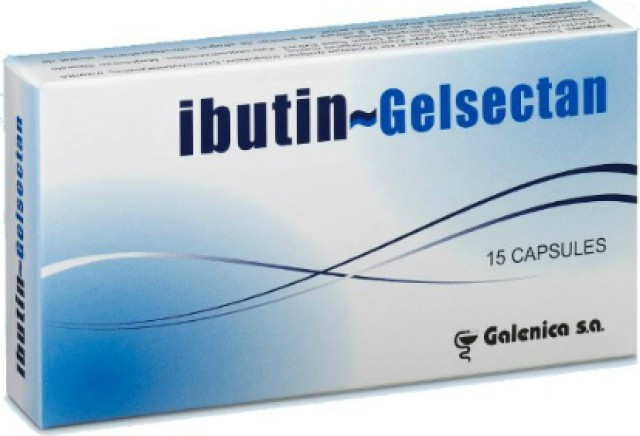 Galenica Ibutin Gelsectan  Συμπλήρωμα διατροφής για την εύρυθμη εντερική λειτουργία 15 κάψουλες
