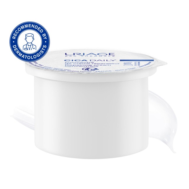 Uriage Cica Daily Repairing Cream Concentrate Refill Ανταλλακτικό Για Επανορθωτική Κρέμα Προσώπου, 50ml