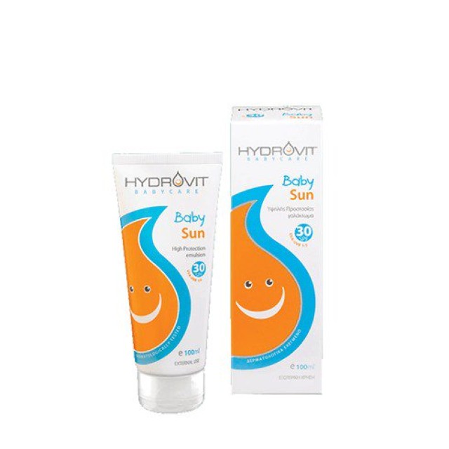 Hydrovit Baby Sun Emulsion SPF30 Παιδικό Αντηλιακό Γαλάκτωμα για Πρόσωπο - Σώμα 100ml