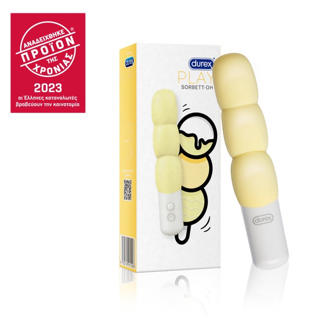 Durex Play Sorbett-Oh Δονητής Σιλικόνης με 8 Διαφορετικές Λειτουργί...