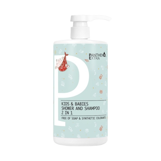 Panthenol Extra Kids & Babies Shower and Shampoo 2 in 1 Σαμπουάν - ...