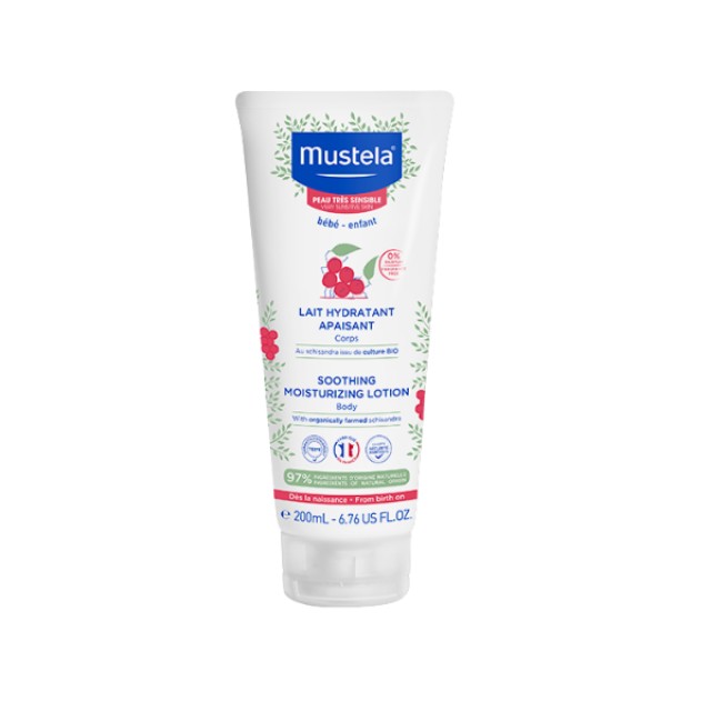 Mustela Soothing Moisturizing Body Lotion Ενυδατικό Γαλάκτωμα Σώματος, 200ml