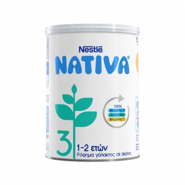 Nestle Nativa 3 Ρόφημα Γάλακτος σε Σκόνη για Παιδιά 1-2 Ετών 400gr