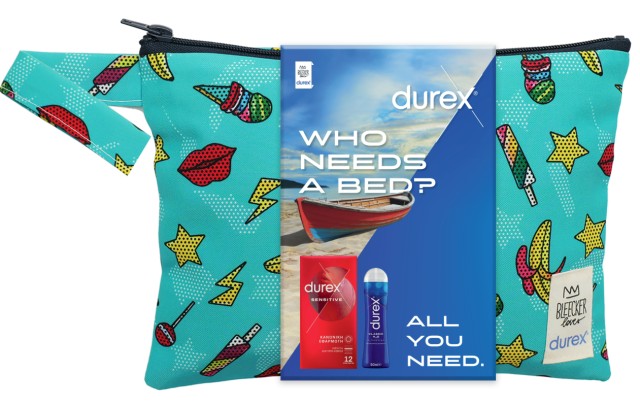 Durex Promo Summer Kit με Sensitive Προφυλακτικά 12τμχ + Λιπαντικό ...