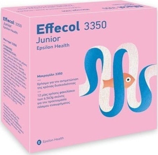 Epsilon Health Effecol 3350 Παιδικό Συμπλήρωμα Για Την Δυσκοιλιότητα, 24 Φακελάκια
