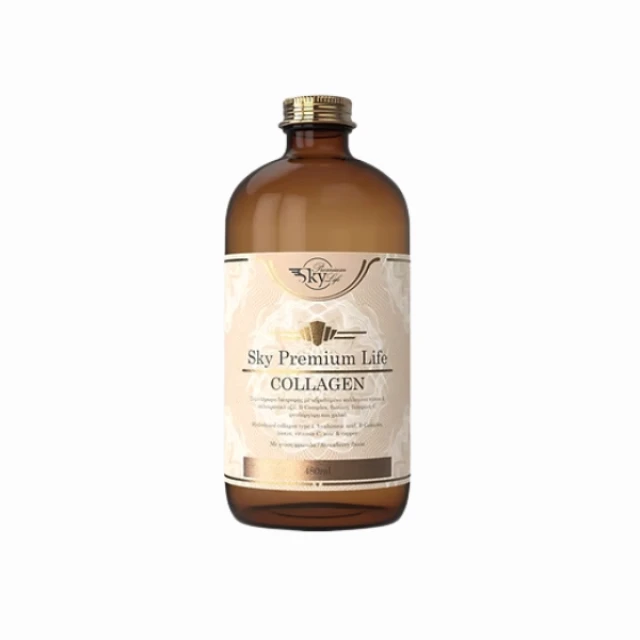 Sky Premium Life Collagen Drinking Collagen with Strawberry Flavor, 480ml