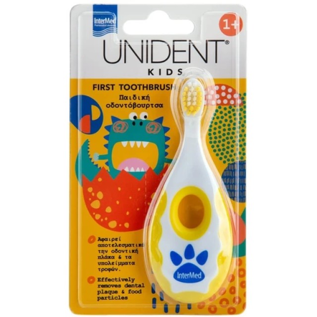 Intermed Unident Kids Baby First Toothbrush Παιδική Οδοντόβουρτσα, ...