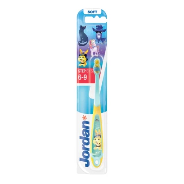 Jordan Step By Step 6-9 Soft Toothbrush Παιδική Μαλακή Οδοντόβουρτσ...