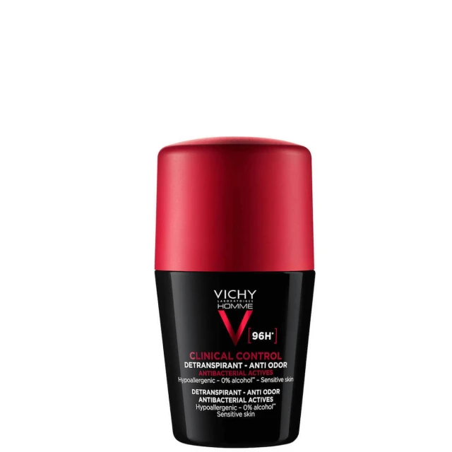Vichy Homme Clinical Control 96H Men's Deodorant Roll-On, 50ml