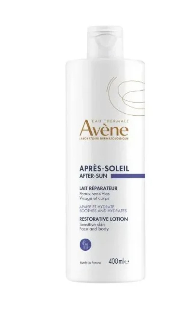 Avene Eau Thermale Apres-Soleil Dopo Sole Lait Reparateur Επανορθωτικό γαλάκτωμα τζελ για μετα τον ήλιο, 400ml