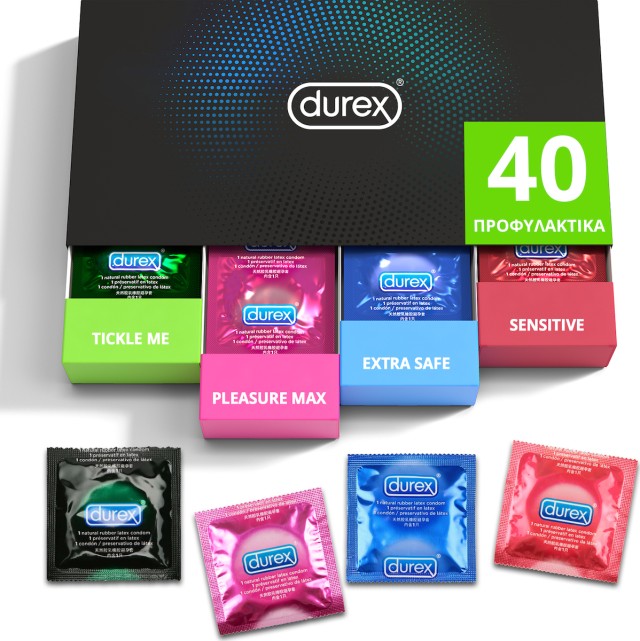 Durex Surprise Me Premium Pack Ποικιλία με Προφυλακτικά, 40 τεμάχια
