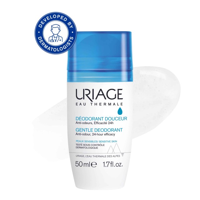 Uriage Gentle Deodorant Roll on Αποσμητικό για Ευαίσθητες Επιδερμίδες, 50ml