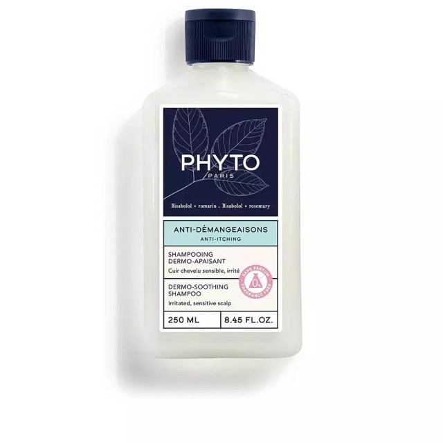 Phyto Anti-Itching Dermo-Soothing Shampoo Δερμοκαταπραϋντικό σαμπουάν για Eυαίσθητο Tριχωτό Kεφαλής, 250ml