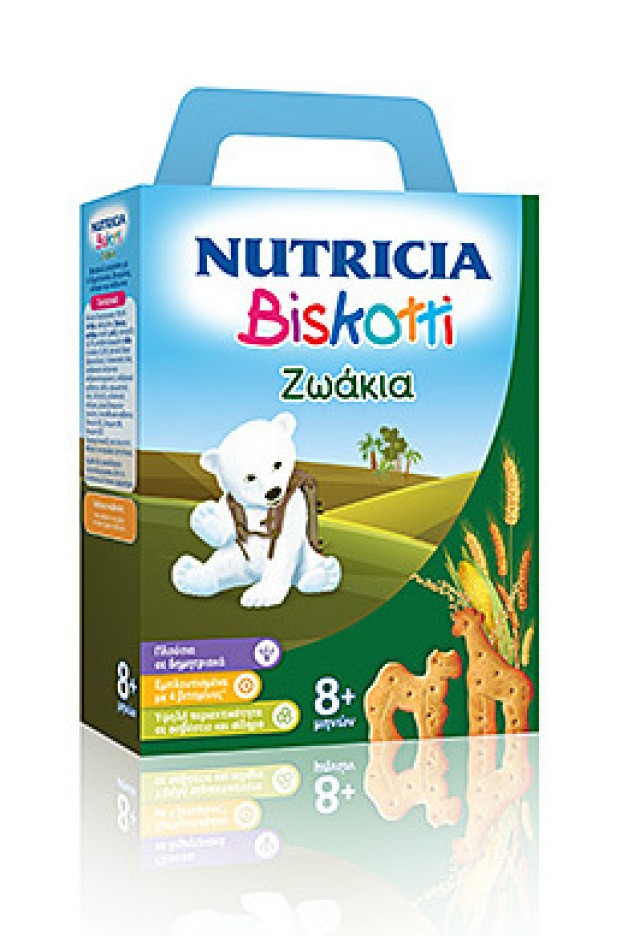 Nutricia Biskotti Ζωάκια Βρεφικά Μπισκότα 8m+, 180gr