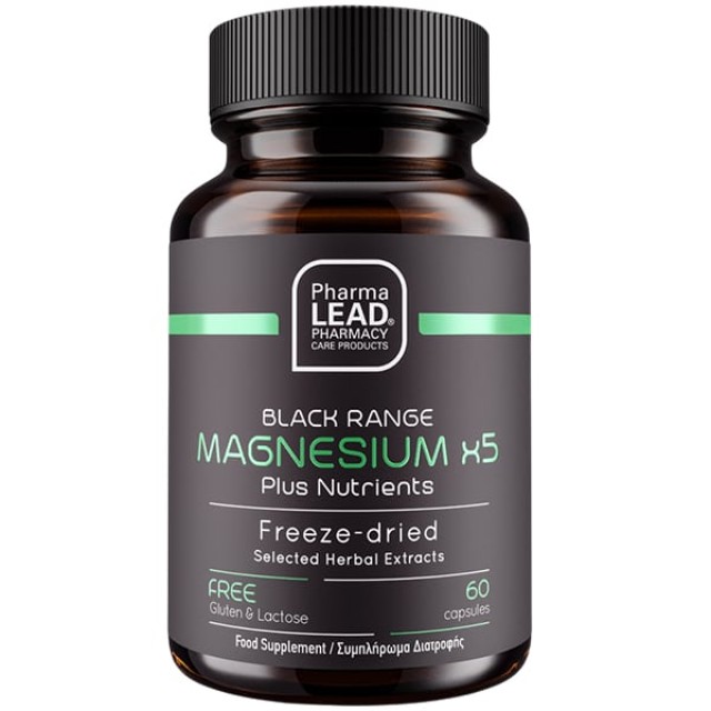 Pharmalead Black Range Magnesium x5 Plus Nutrients Συμπλήρωμα διατρ...