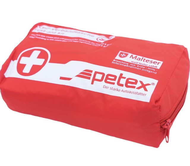 Petex 43930012 First Aid Kit Τσάντα Πρώτων Βοηθειών Κόκκινη, 1τμχ