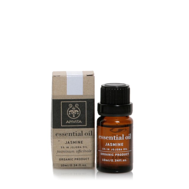 Apivita Essential Oil Jasmine 10% Διάλυμα Σε Λάδι Jojoba 10ml