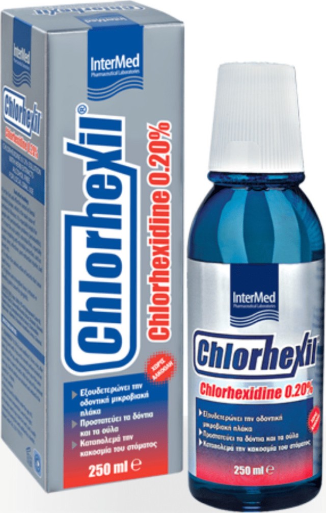 Chlorhexil 0.20% Στοματικό Διάλυμα Kατά της Πλάκας και της Κακοσμίας, 250ml