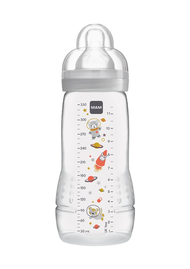 Mam Easy Active Bottle Πλαστικό Μπιμπερό με Θηλή Σιλικόνης Unisex 4+ Μηνών, 330ml
