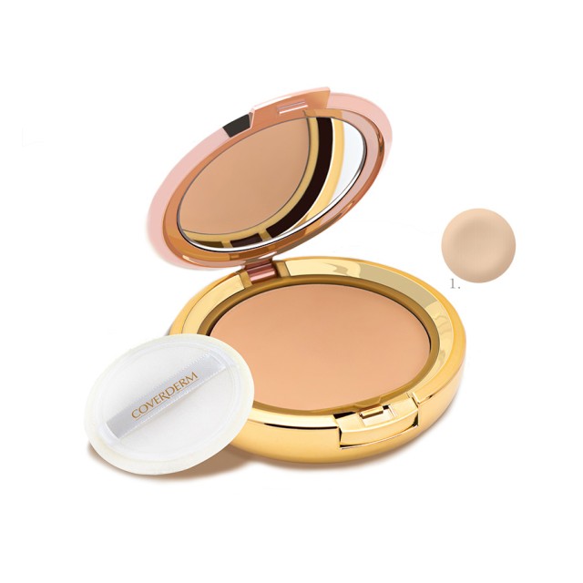 Coverderm Compact Powder για Κανονική Επιδερμίδα no.1, 10gr